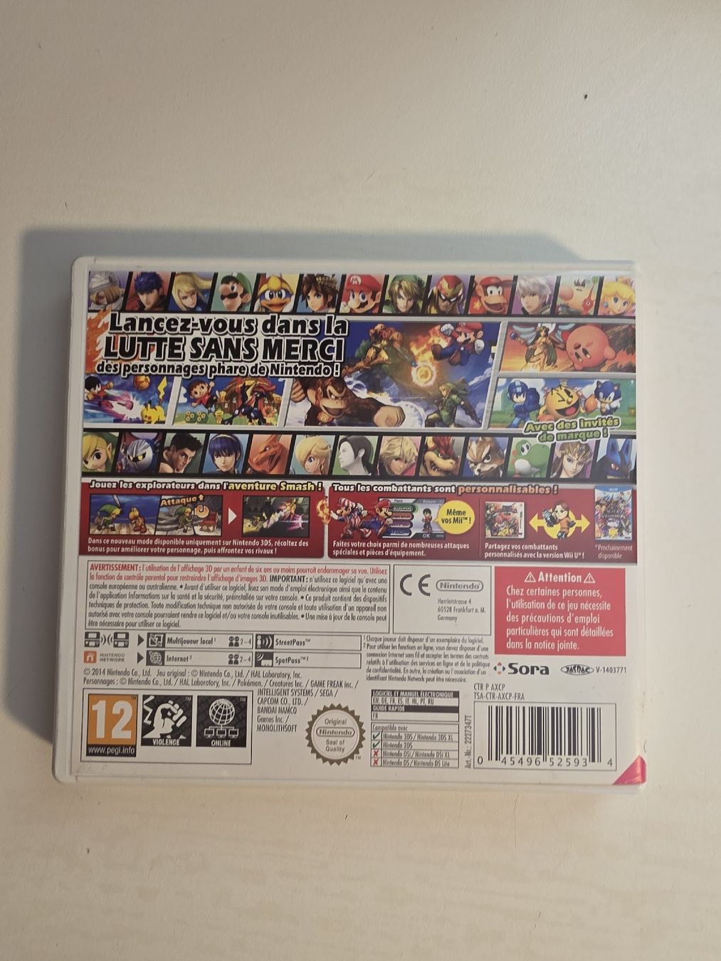 Nintendo Giochi: Super Smash Bros. Nintendo 3DS – Usato da Tafers venduto da whereyogamesat 1