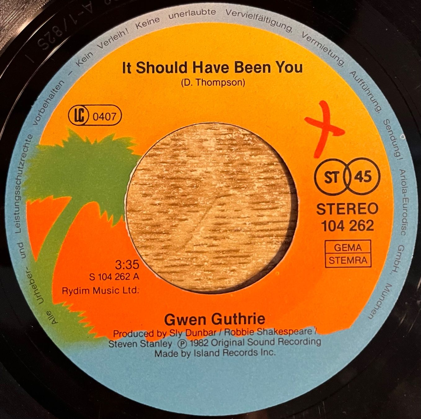 Schallplatten: GWEN GUTHRIE - IT SHOULD HAVE BEEN YOU – Gebraucht aus Bussigny von vinyl-pas-cher 2