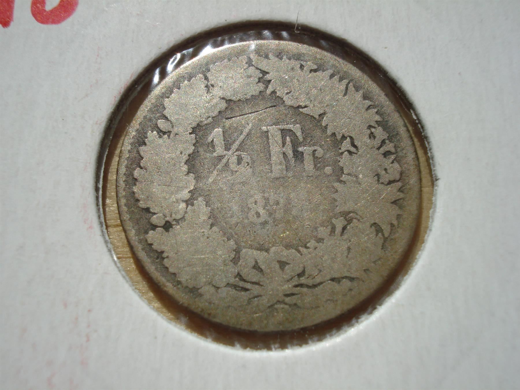 Tutti le monete: (148)  1/2 Franken  1875 – Usato da Erlach venduto da Net-Coins 1