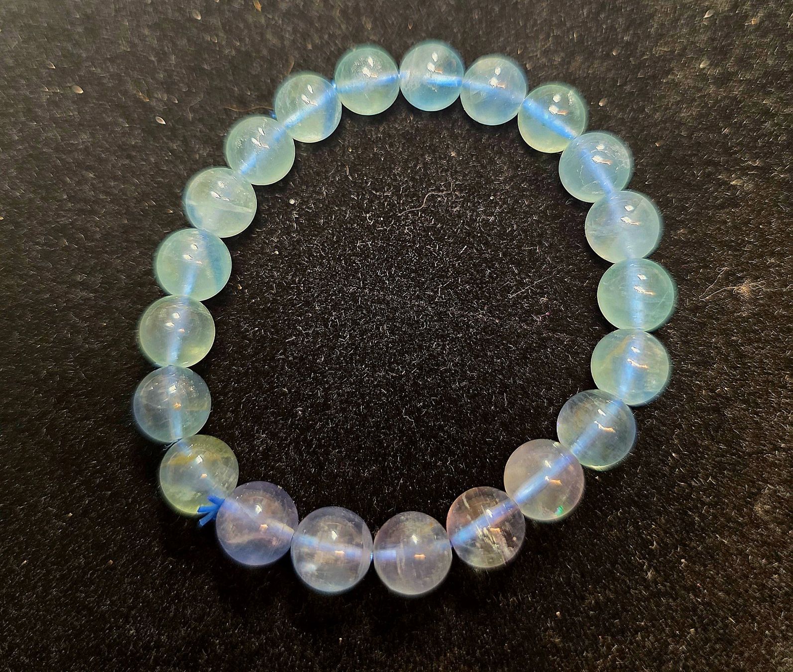 Minerali & Pietre curative: Blaues Fluorit Armband – Nuovo (secondo la descrizione) da Matzingen venduto da Shay_Crystalz 1