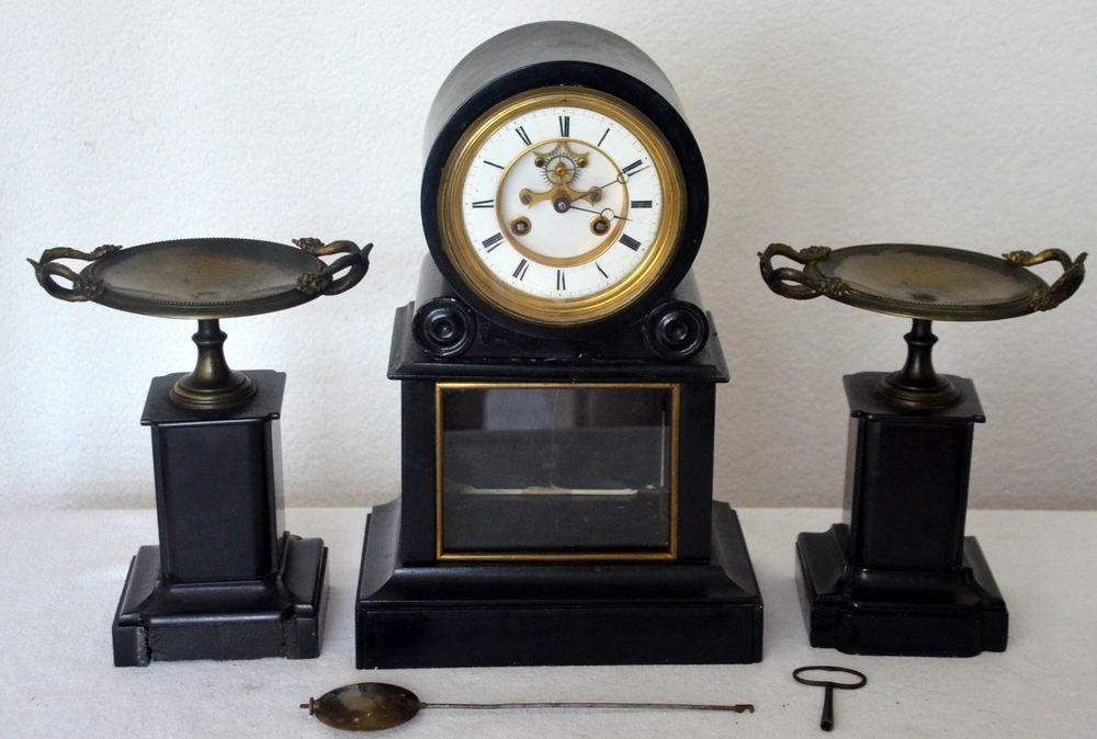 Horloge De Cheminée Regency Aphrodite – Style Récamier, Neuve Sous Emballage !
