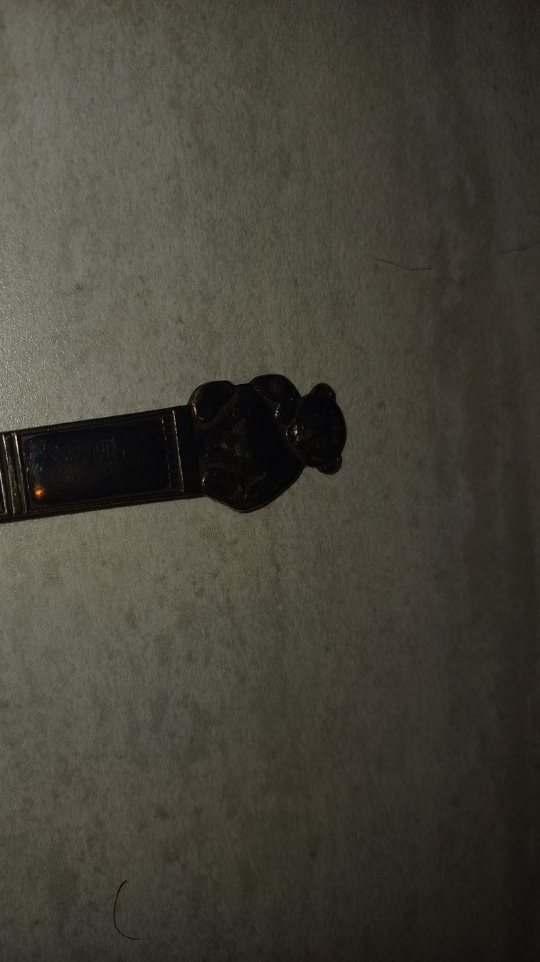 Cucchiai: Kinderschieber  Samler Löffel Goldfarbig  – Usato da Flawil venduto da Naphtali 7
