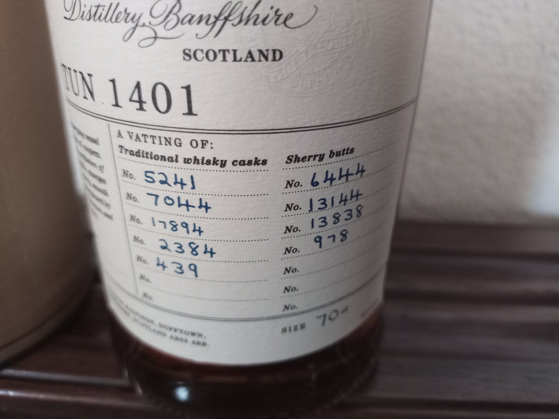 Balvenie Bevande alcoliche: Balvenie Tun 1401 Batch No 5, mit UK-Label – Nuovo e nell'imballaggio originale da Spiez venduto da egonolsen 3