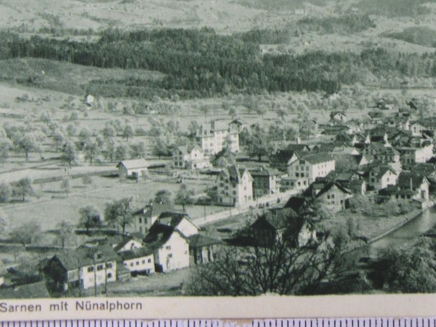 Cartes postales: SARNEN LUFTBILD AK ONW NÜNALPHORN – D'occasion à Ettingen par Hausi4711 1