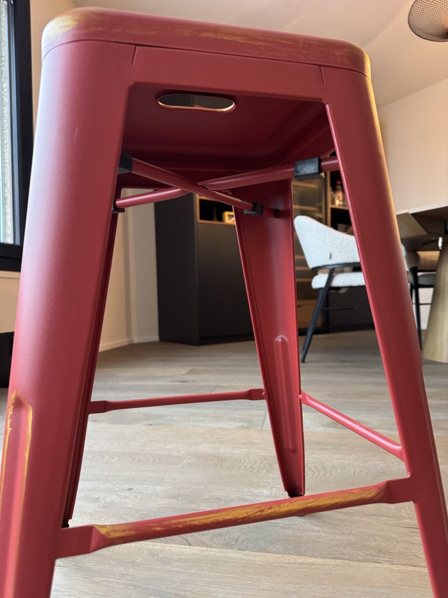 Sgabelli: Tabouret haut. 61cm terracotta/orange – Nuovo (secondo la descrizione) da Neuchâtel venduto da grisbleu 3