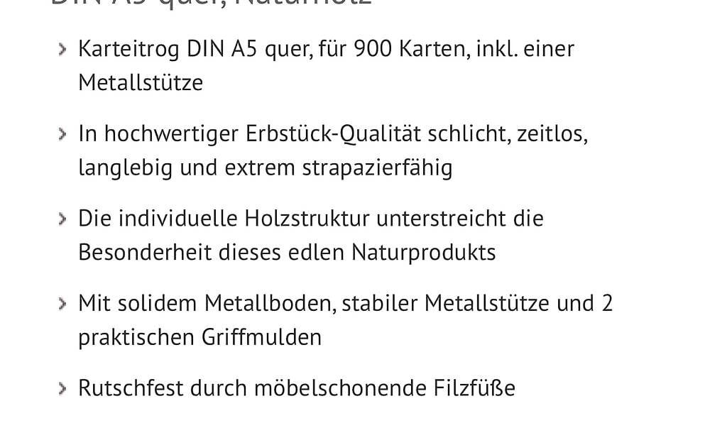 Behälter & Ähnliches: neuer HAN Kateitrog DIN A5 quer, Naturholz – Neu und originalverpackt aus Necker von liq24 2