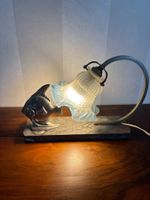 Antike Nachttischlampe - Veilleuse / Art Deco, Marmorsockel