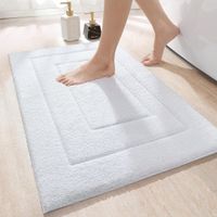 Badteppich rutschfeste,weicher Badezimmerteppich 40 x 60 cm
