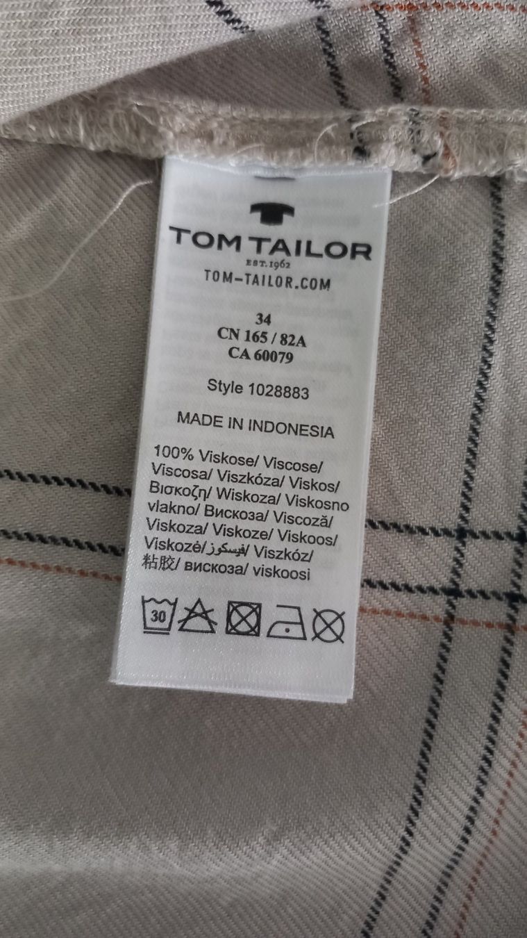Zara Camicette: Hemd/Bluse beige, leichtes Karo, gr 34 – Nuovo (secondo la descrizione) da Eggersriet venduto da Taylorjam 5