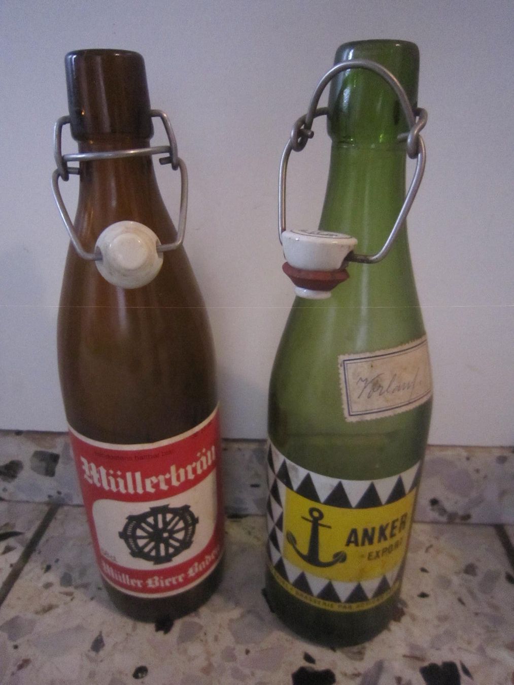 Gläser, Krüge & Flaschen: Bierflaschen Vintage Retro Müllerbräu Anker Bier – Neu (gemäss Beschreibung) aus Böttstein von koehlerkafi