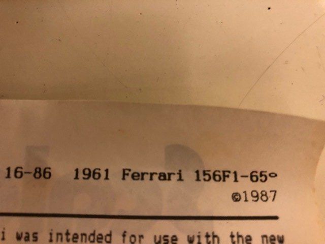 Ferrari Modellini d'auto: Ferrari 156  Kitt 1/43 – Nuovo (secondo la descrizione) da Muttenz venduto da Gucci2005 3