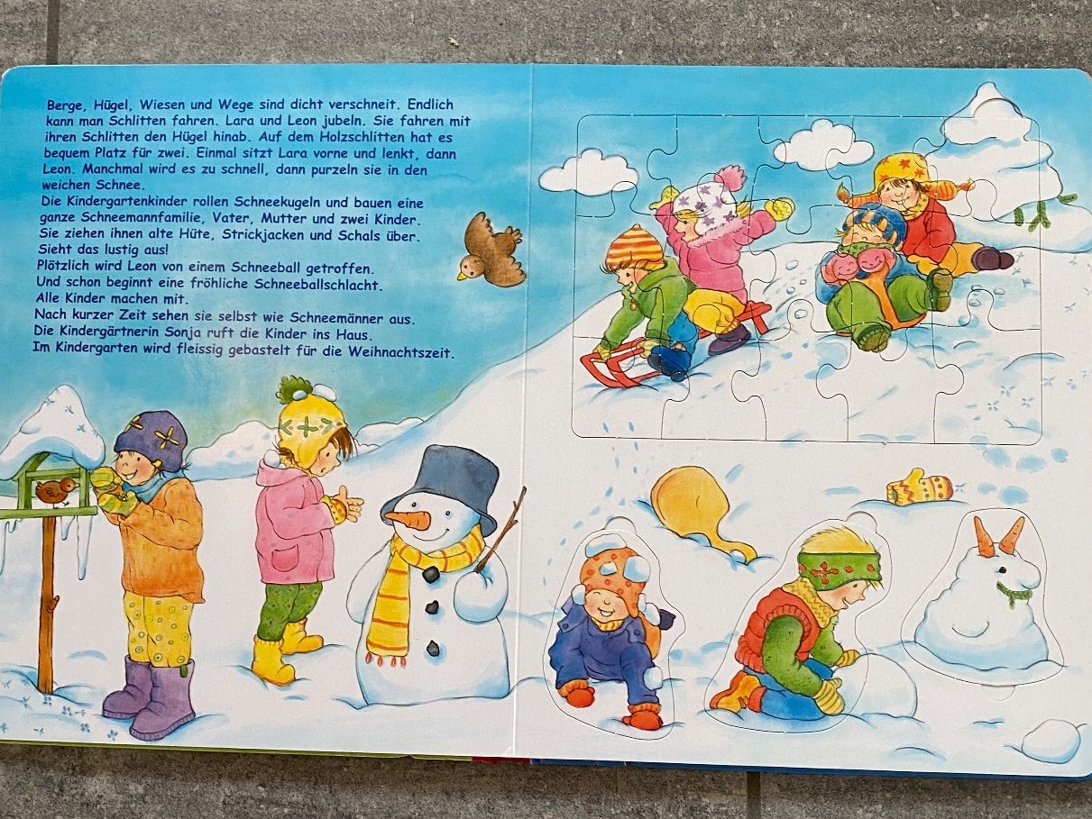 Libri: Mein grosses Kindergarten Puzzlebuch – Nuovo (secondo la descrizione) da Gutenswil venduto da Glitzersternchen 4