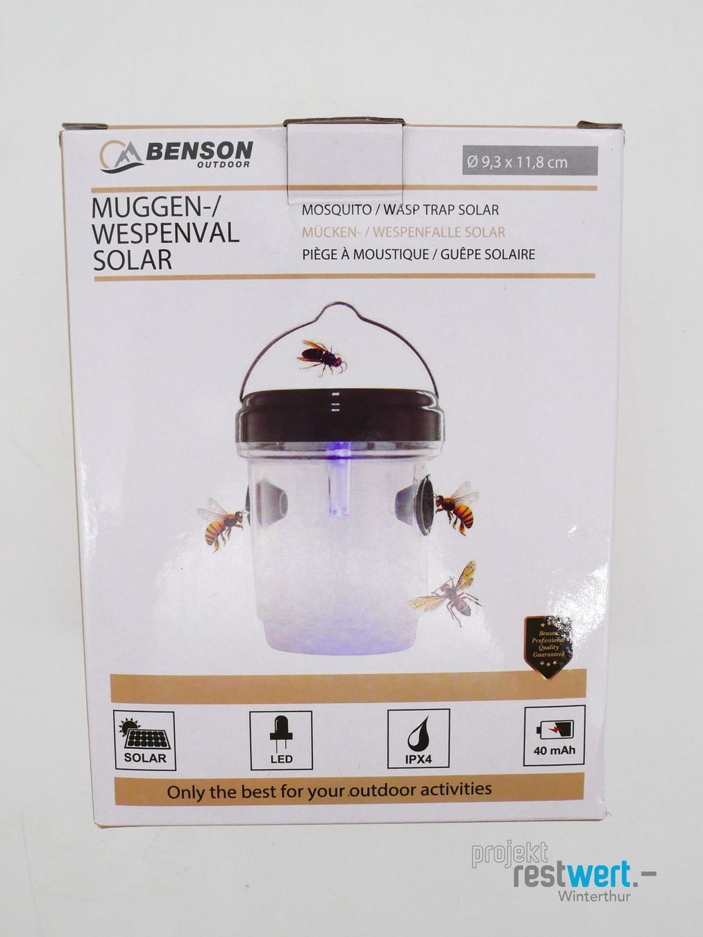 Altro per la casa: BENSON Mücken-/Wespenfalle Solar – Nuovo (secondo la descrizione) da Winterthur venduto da Restwert_Winterthur 5
