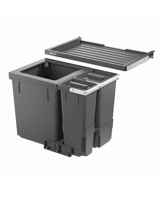 Müllex Cestini per rifiuti: Müllex X-LINE X55 L5 Basic Abfallsystem – Nuovo e nell'imballaggio originale da Speicher venduto da Thueringer 1