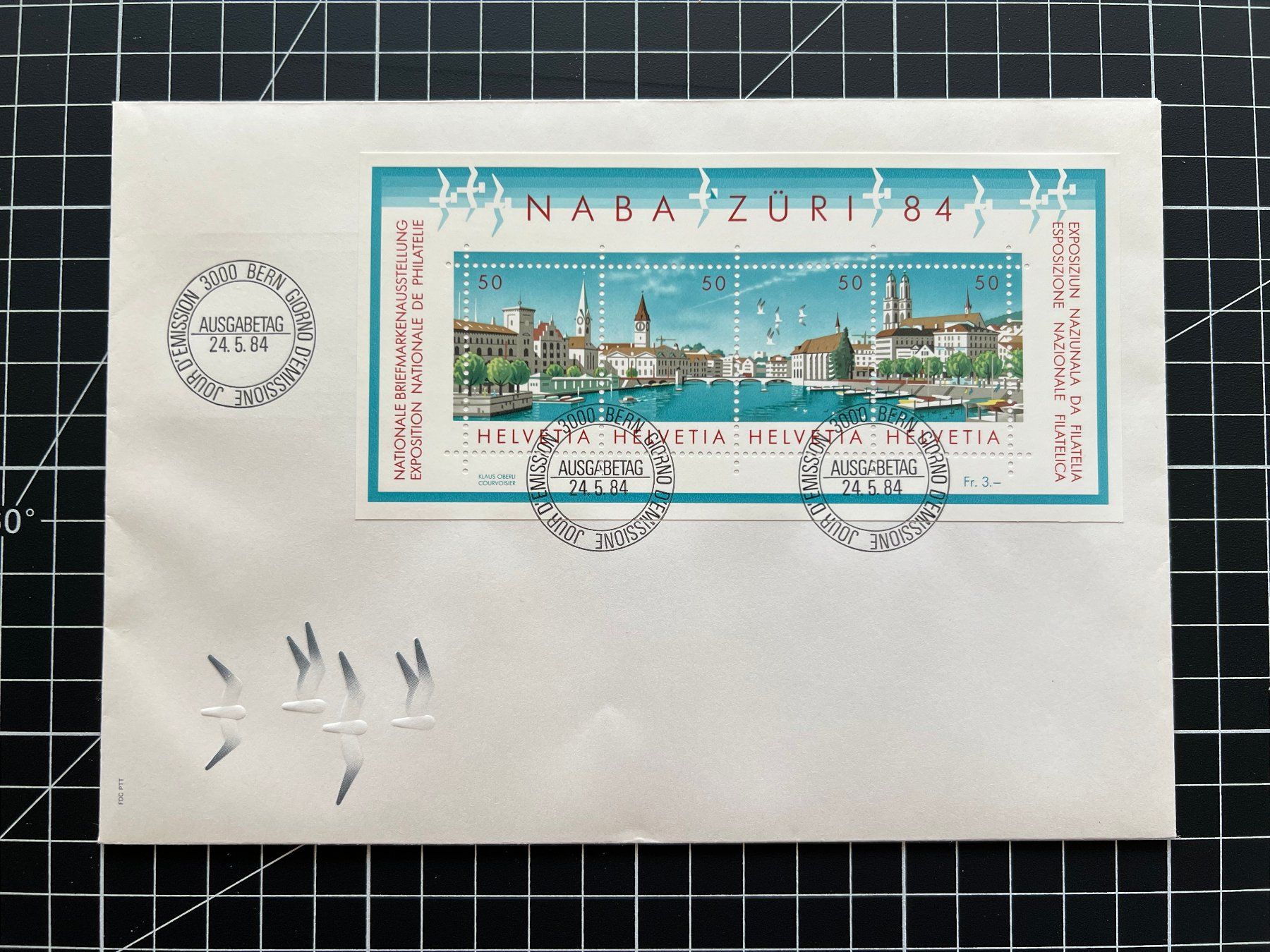 Buste & buste per spedizione: Ersttagsbrief NABA Zürich 1984 – Nuovo (secondo la descrizione) da Ostermundigen venduto da iFonso