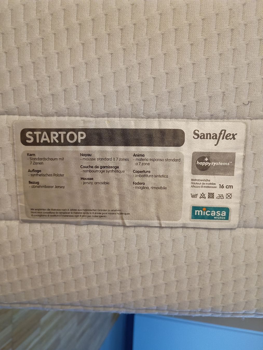 Micasa Materassi: Matratze Sanaflex – Usato da Bern venduto da Chaeseli 1