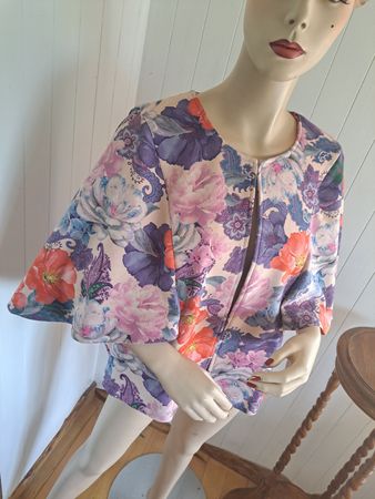 ALFREDO PAULY CAPE Blazer Jacke 38 M Alcantara