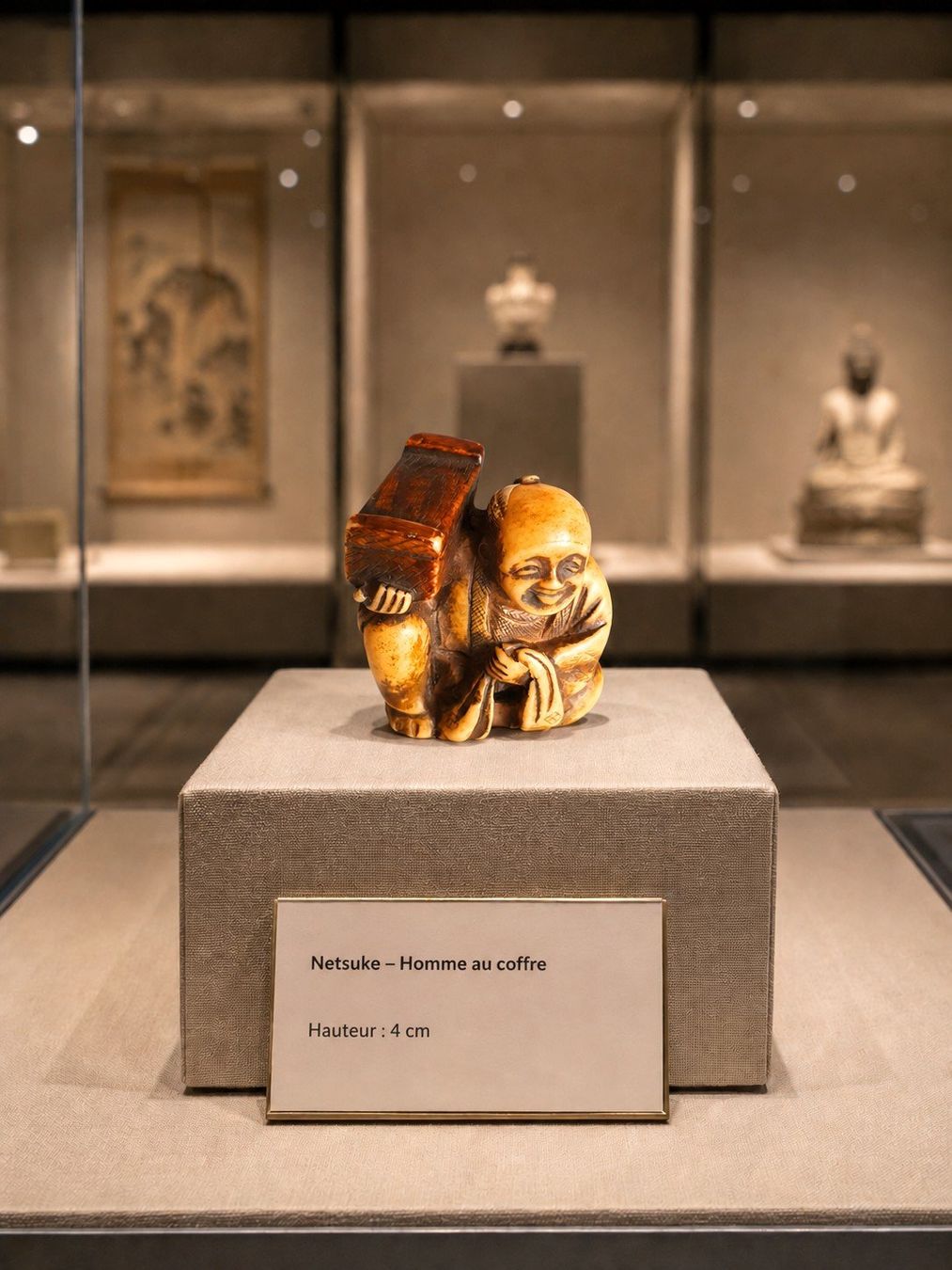 Statuette: Netsuke – Usato da Fribourg venduto da Fineartsukiyo