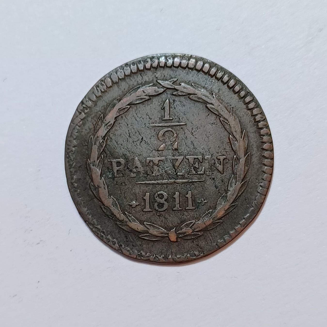 Tutti le monete: 1/2 Batzen 1811 Nidwalden – Usato da Pfäffikon ZH venduto da Schweizer_Muenzen