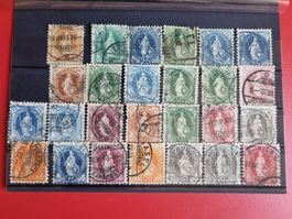 SAMMLUNG SCHWEIZ - STEHENDE HELVETIA MIT BESSEREN