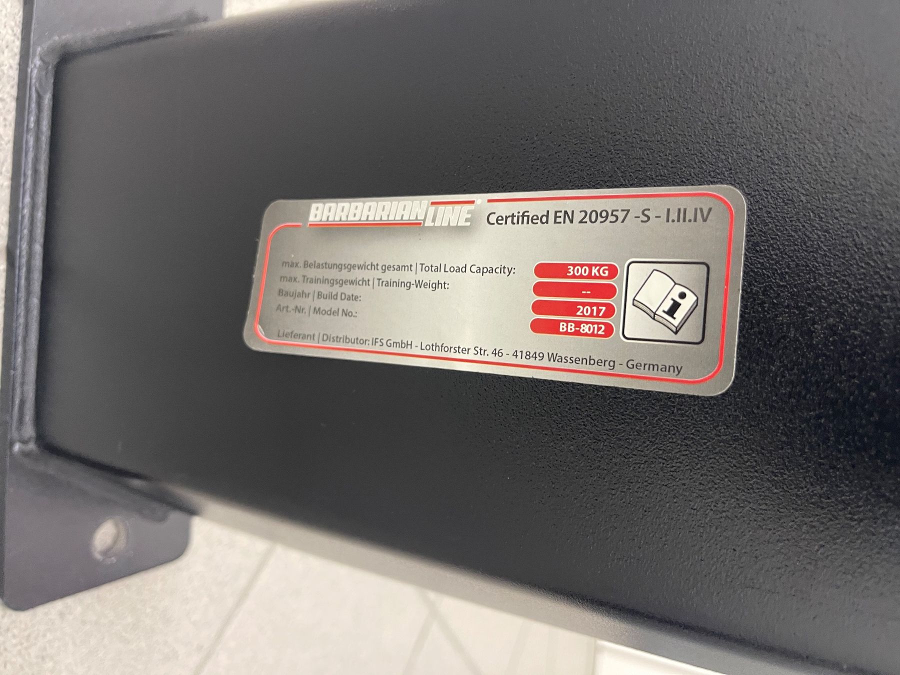 Hometrainer: Klimmzugstange Barbarian Line – Usato da Fahrweid venduto da 8952vilio 5
