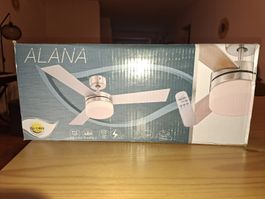 Deckenventilator ALANA Globo mit Licht LED neu OVP