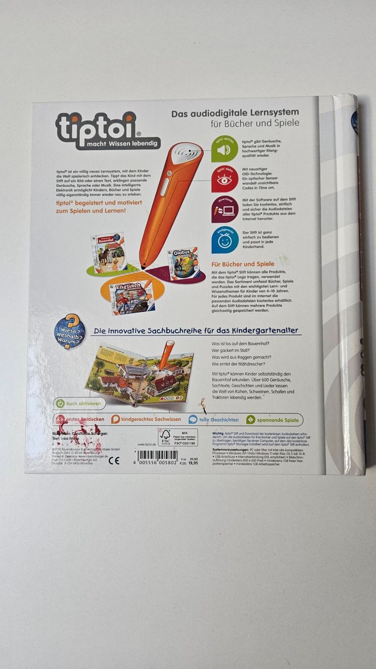 Libri: Tiptoi Buch " Bauernhof " – Usato da Münchenbuchsee venduto da Yothu 1