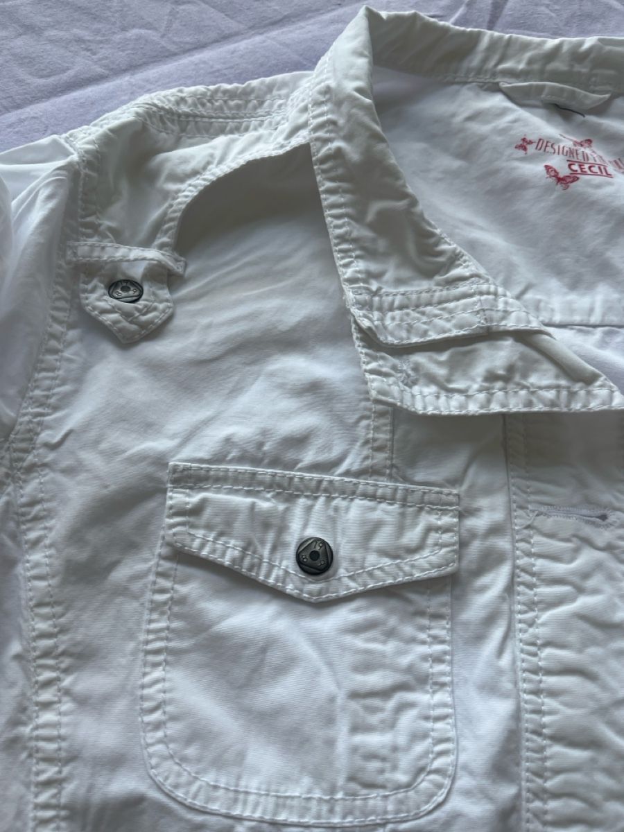 Cecil Jacken: Cecil Jeans Jacke weiss – Gebraucht aus Niederhasli von Suneblueme 1