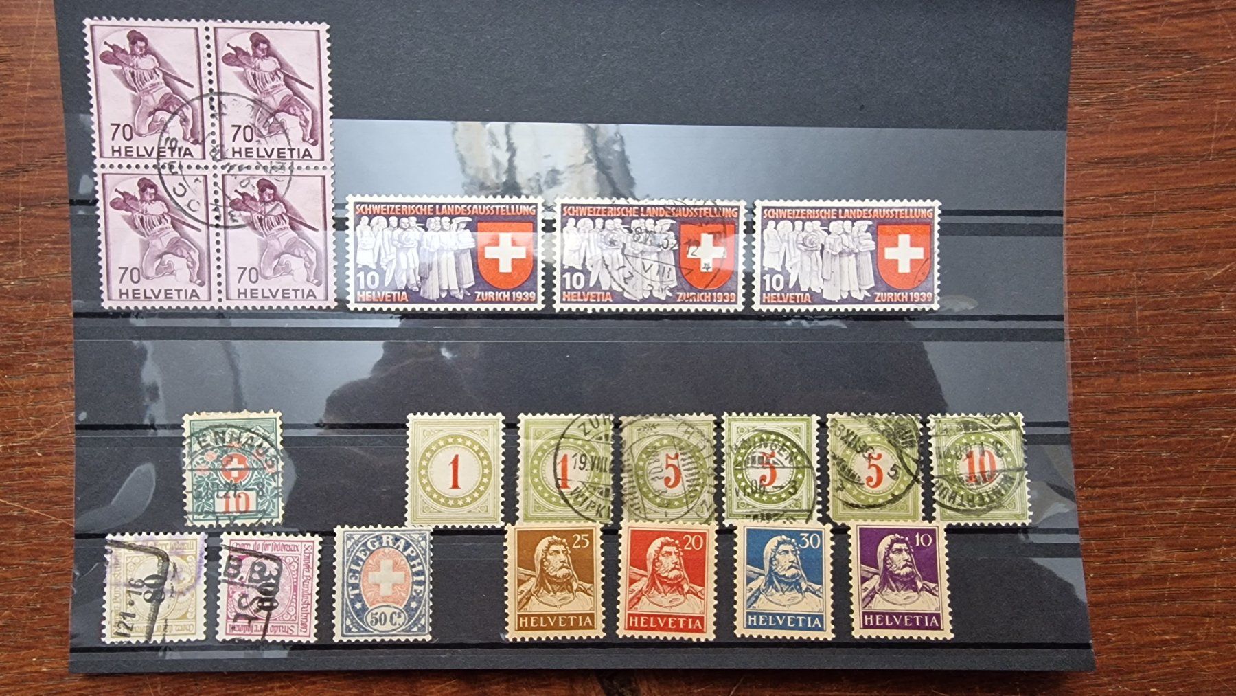 Tutti i francobolli: LOT Schweiz Einzelmarken & 4-er Blocks - ungesichtet!! – Usato da Aesch LU venduto da briefmarken.uray 2
