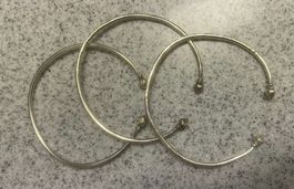 3er-Set - Armband Armreif aus Silber mit schöner Gravur 🌙