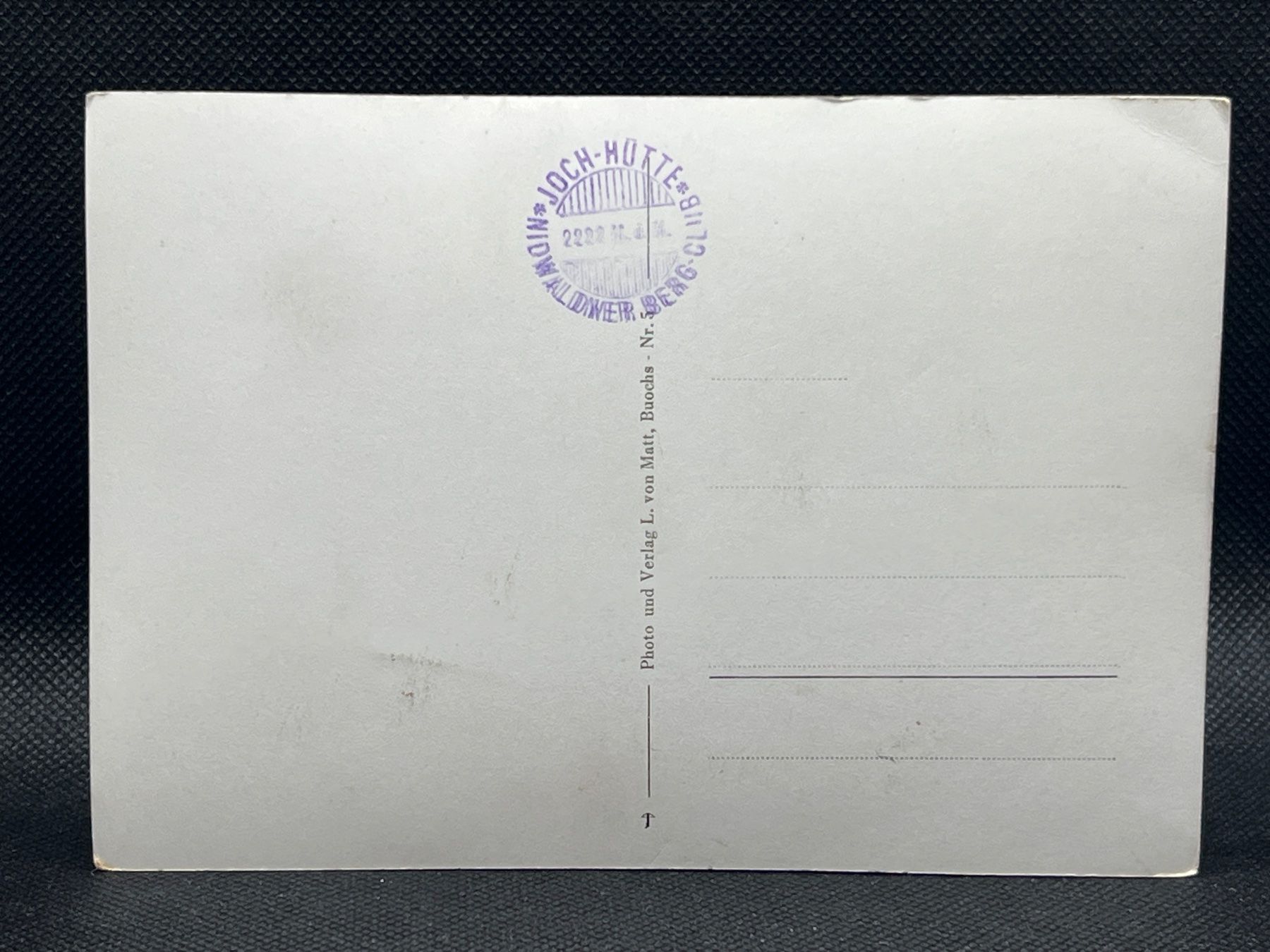 Cartoline postali: Trübsee mit Blick gegen den Jochpass – Usato da Widnau venduto da Brusi9 1