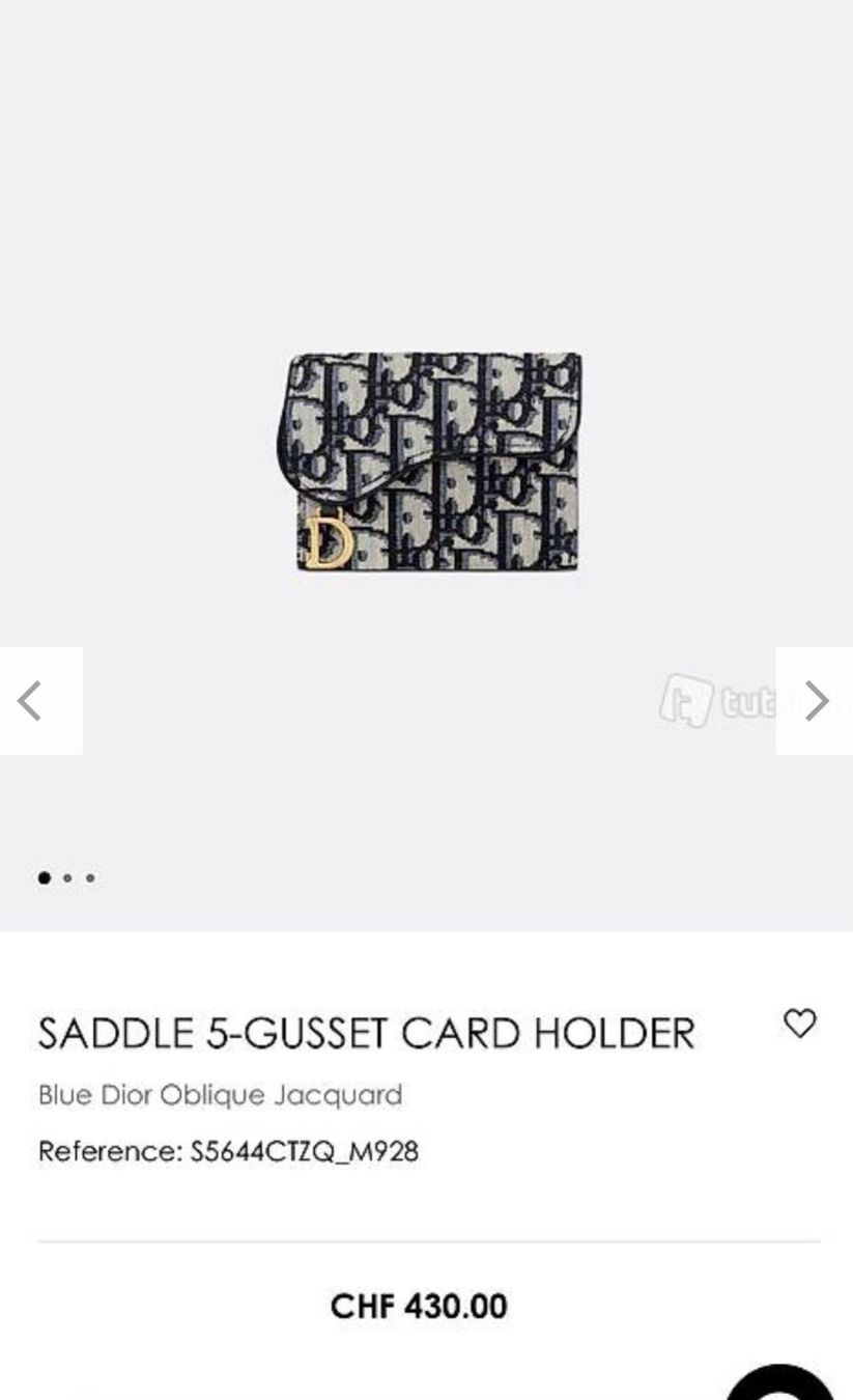 Dior Portamonete: Dior Wallet – Nuovo (secondo la descrizione) da Glattbrugg venduto da A.S.90 3