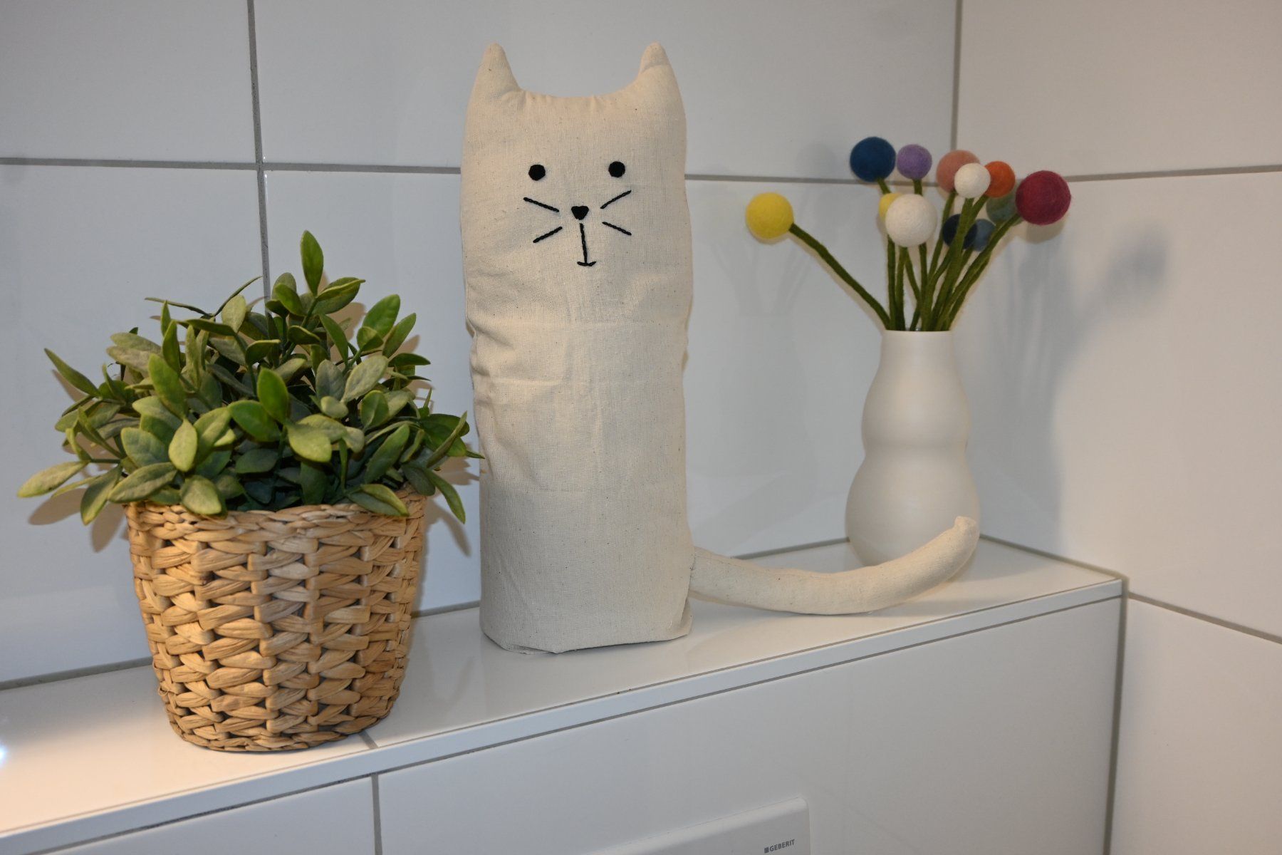 Tessuti: Textil-Katze für WC-Rollen-Reserve – Nuovo e nell'imballaggio originale da Malters venduto da Holabisi 9