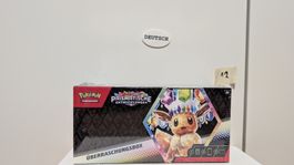 Pokémon K&P „Prismatische Entwicklungen“ Überraschungsbox dt
