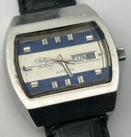 Valgine Vintage Automatic Uhr, Alligator Lederarmband