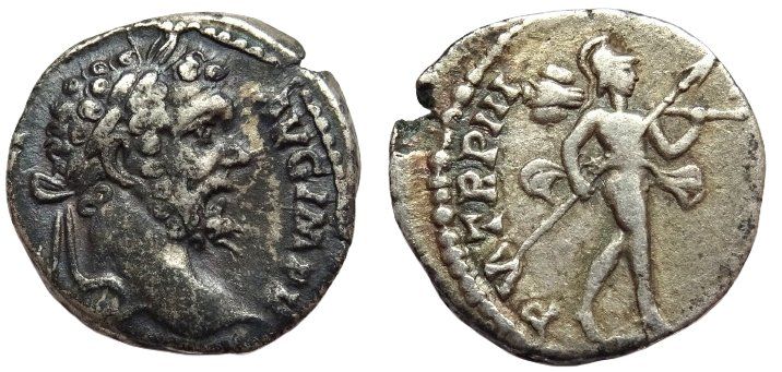 Tutti le monete: SEPTIMIUS SEVERUS AR Denarius (195 AD) – Usato da La Sarraz venduto da classicworldcoins