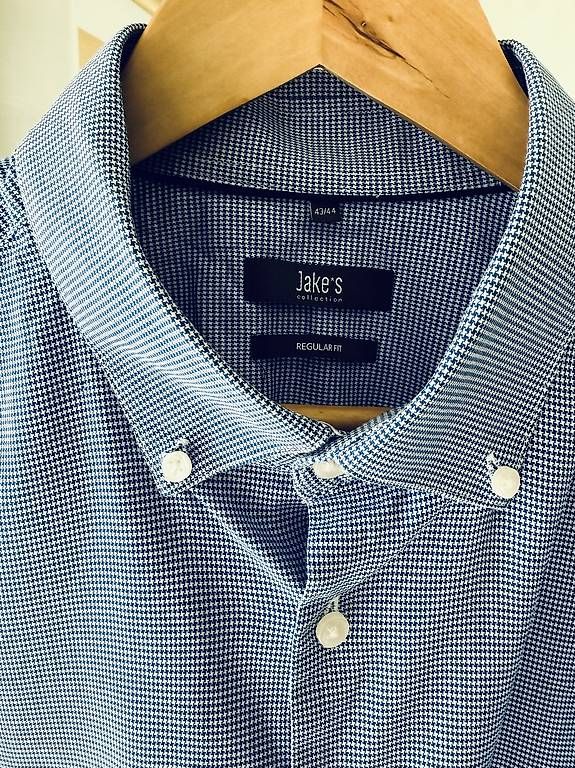 Camicie: 2x Jake's Regular Fit Hemd Button Down - Große 43/44 – Usato da Horgen venduto da theo3099 2