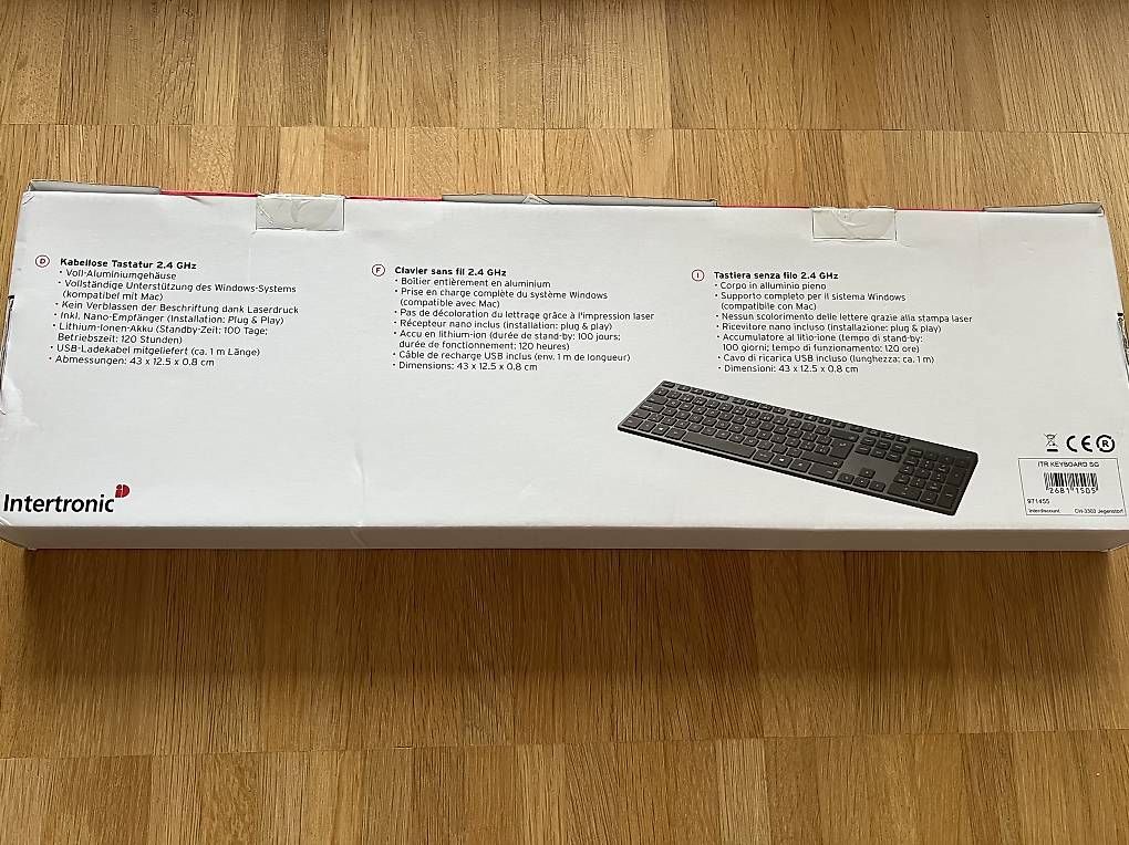Tastiere: Kabellose Tastatur - Intertronic – Usato da Hombrechtikon venduto da Piluu 1