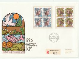 Briefmarken 1986 Europa Set 8 Marken guter Zustand