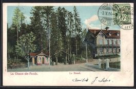 AK La Chaux-de-Fonds, Le Stand, 1904