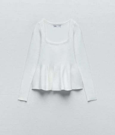 Zara Pullover, Gr. S, weiss, Neuwertig, Herbst-Look!