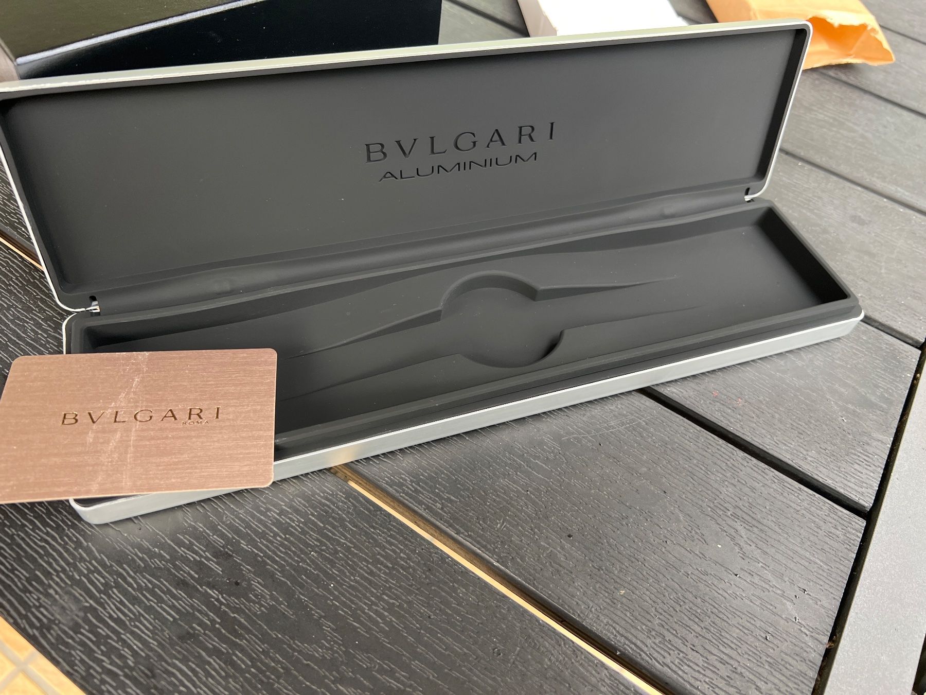 Orologi: Bulgari Aluminium Uhrenbox – Nuovo (secondo la descrizione) da Egg b. Zürich venduto da SwissTradingAgency 2