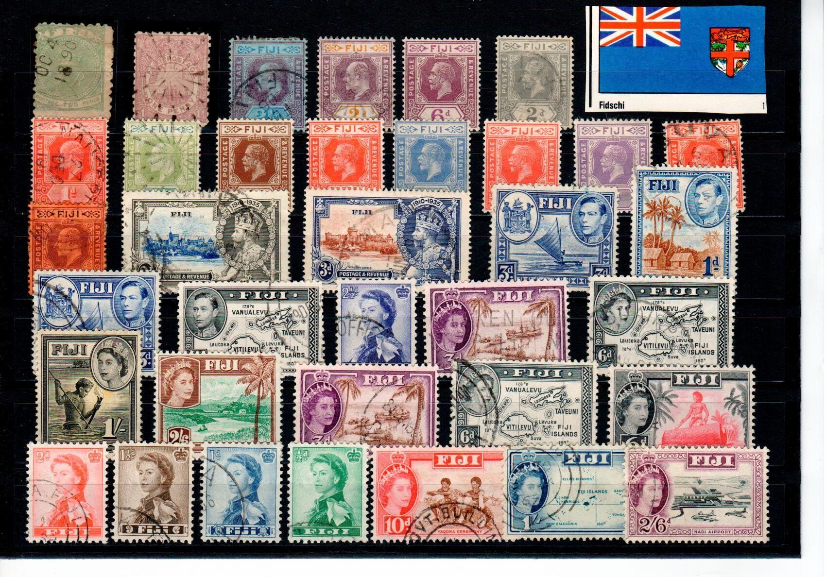 Alle Briefmarken: Fidschi – Gebraucht aus Wolhusen von Curver9