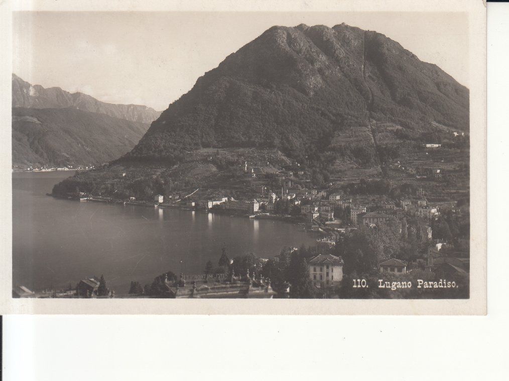 Cartoline postali: Lugano Paradiso 1928 – Usato da Bürglen TG venduto da StampGraf