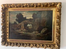 Originalgemälde Arnold Böcklin oder Umfeld unsigniert