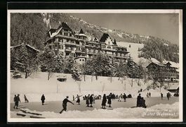 AK Adelboden, Hotel National, 1936