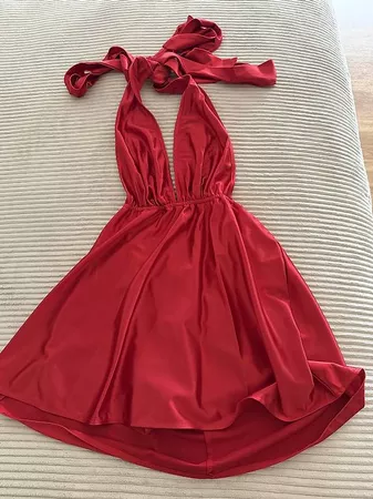 Elegantes rotes Kleid 