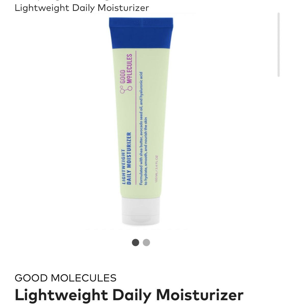 Gesichtspflege: GOOD MOLECULES Lightweight Daily Moisturizer, Neu – Neu und originalverpackt aus Zürich von deruja 5