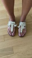 Sandalen Damen Gold Grösse 38