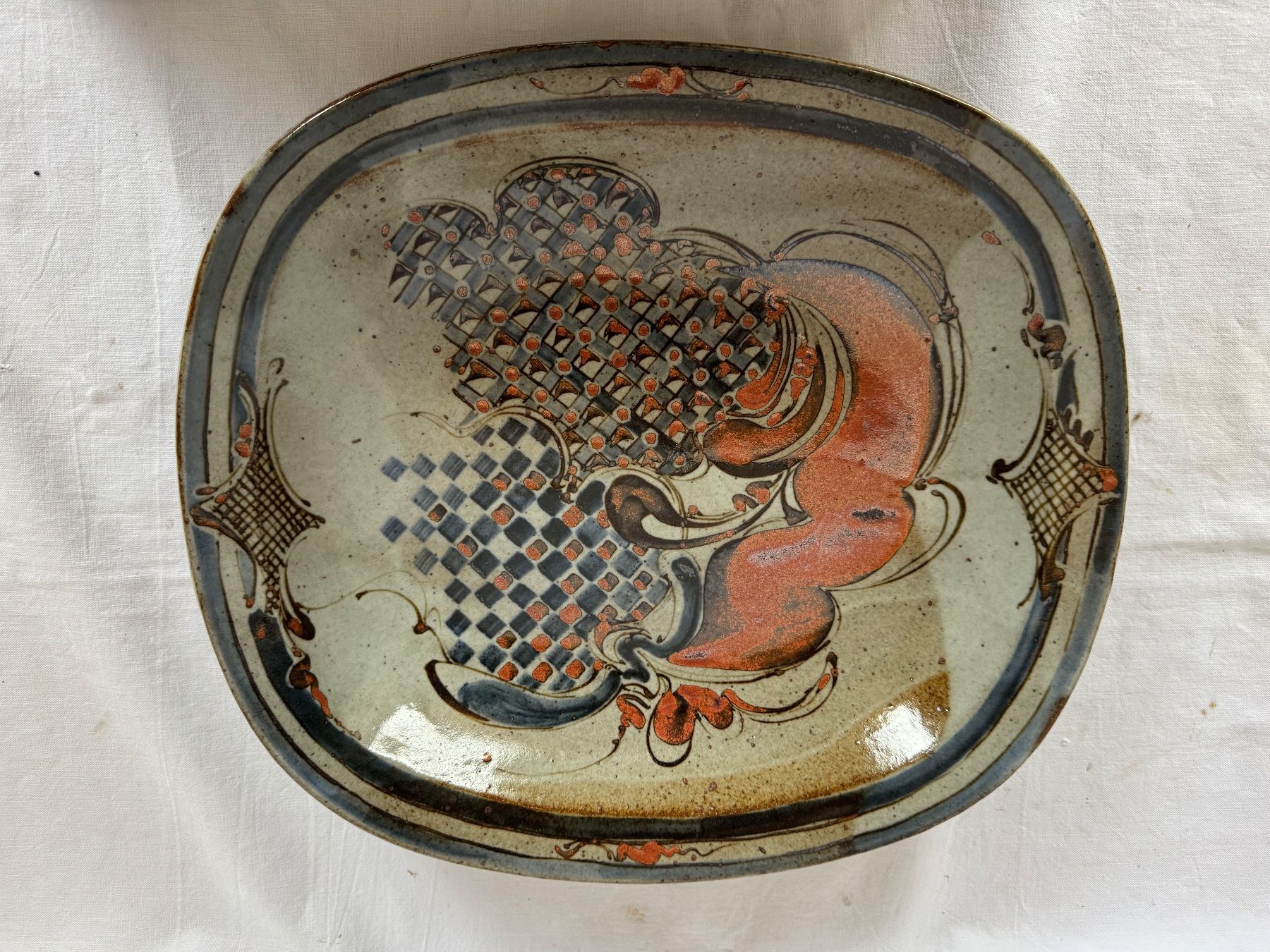 Piatti di portata: Vintage plat ARPOT Claude Crousaz – Usato da GRAND - LANCY venduto da petitpain67 1